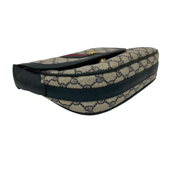 Gucci Old Gucci GG Logo Leather Shoulder Bag - Picture 9 of 10